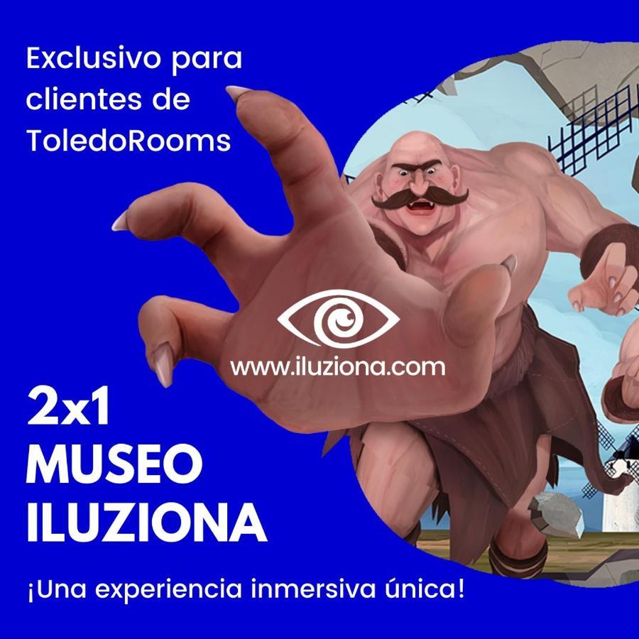 Toledorooms Estrella Con Azotea En El Casco Екстериор снимка